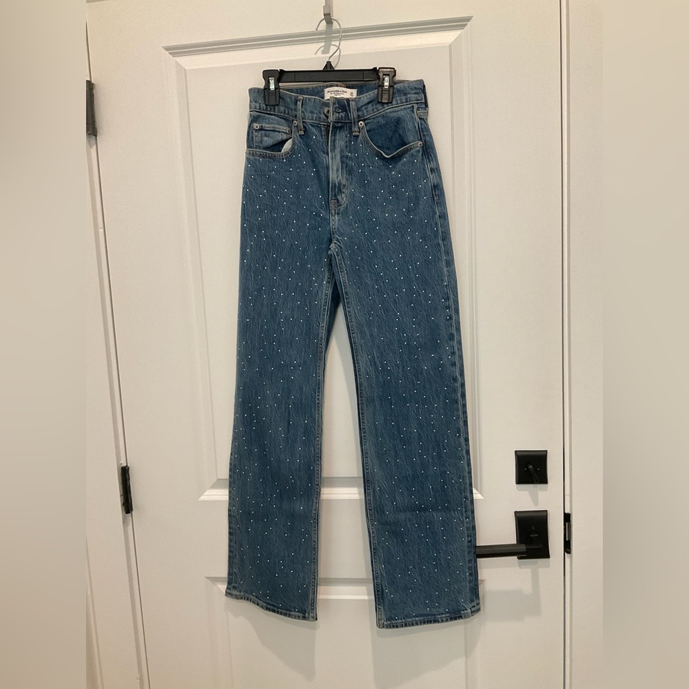 Abercrombie & Fitch Curve Love High Rise 90s Relaxed Jean - Picture 2 of 4